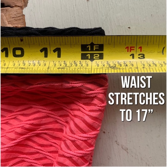 easel : bicolored sheer textured leggings - Picture 8 of 9